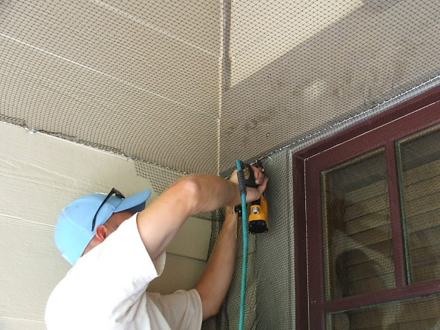 Allstate Animal Control, installing bird netting